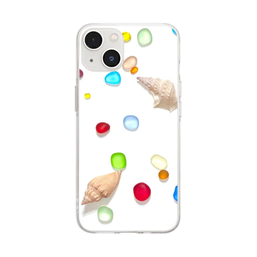 海の思い出　2 Soft Clear Smartphone Case