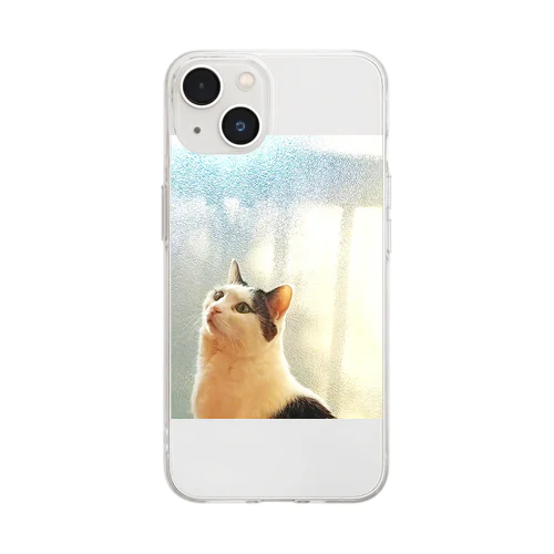 あまえんぼう猫のCHIBI Soft Clear Smartphone Case