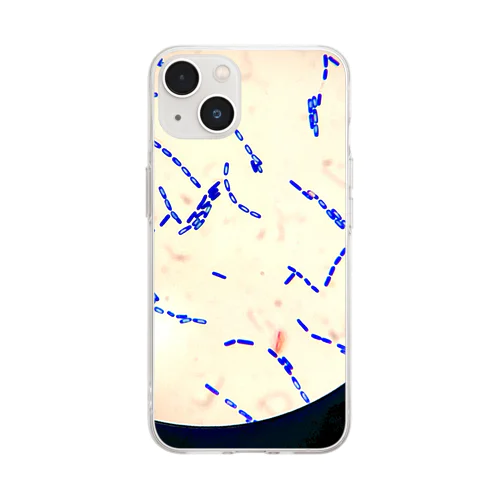 Yeast Micrograph ソフトクリアスマホケース