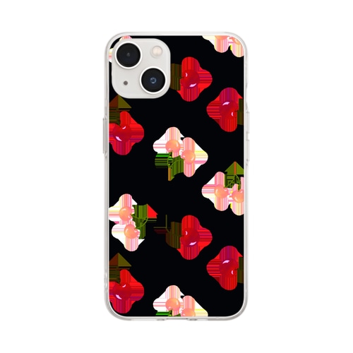 異次元チェリー Soft Clear Smartphone Case