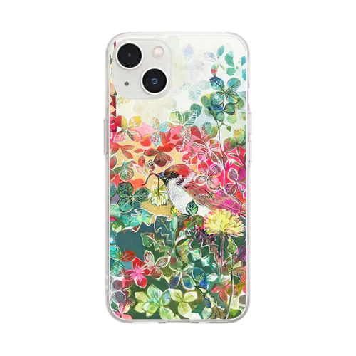 足もとの花園 Soft Clear Smartphone Case