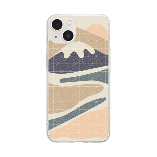 月 Soft Clear Smartphone Case