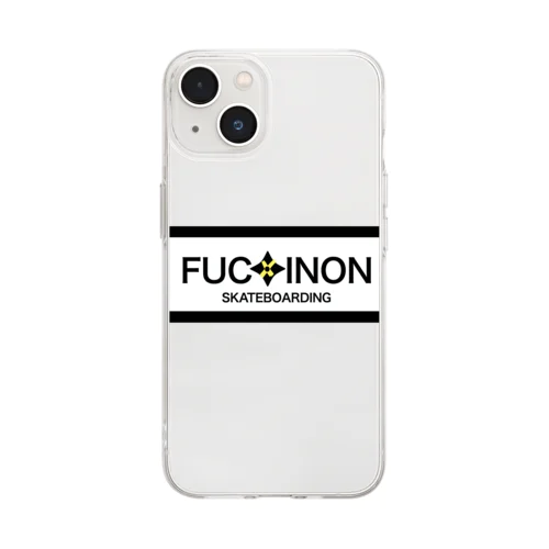 ロゴ Soft Clear Smartphone Case