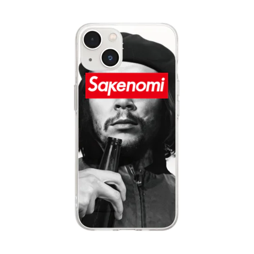 チェ・ゲバラとsakenomi Soft Clear Smartphone Case