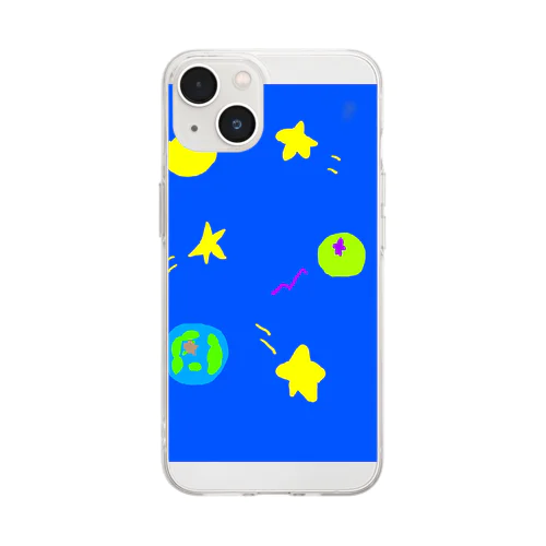 宇宙防衛軍 Soft Clear Smartphone Case
