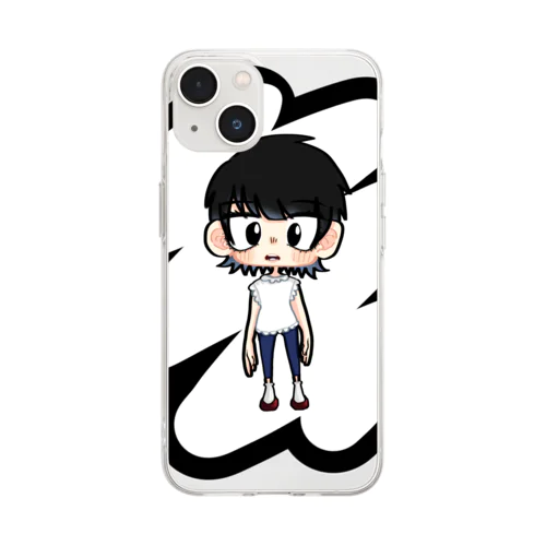 イラスト Soft Clear Smartphone Case