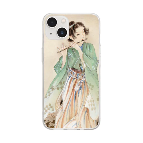 UKIYOE NIHONGA 浮世絵 秘曲  Soft Clear Smartphone Case