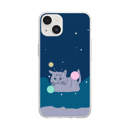 Uchuu Virtual Cat Soft Clear Smartphone Case