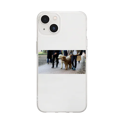 たぶん姉妹犬 Soft Clear Smartphone Case