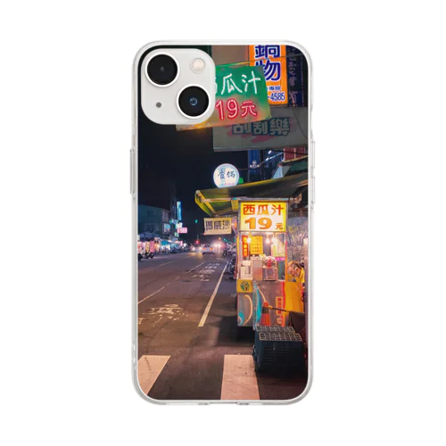 夜市 Soft Clear Smartphone Case