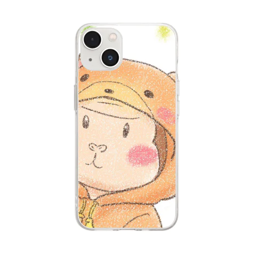 ごりらっくま Soft Clear Smartphone Case