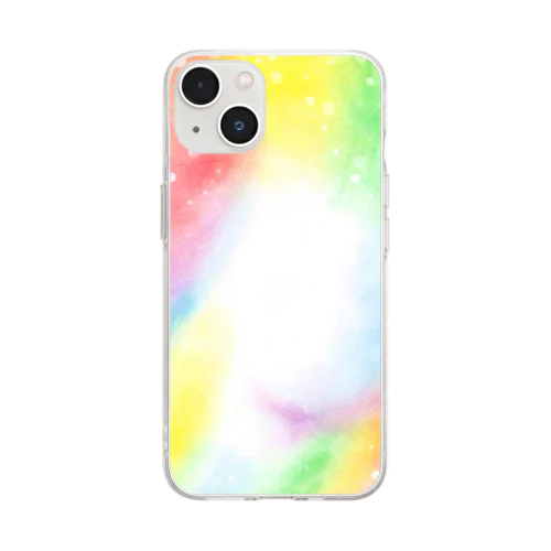 虹色空間 Soft Clear Smartphone Case