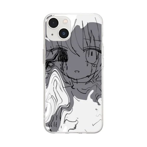 冥　渦渦渦々、 Soft Clear Smartphone Case