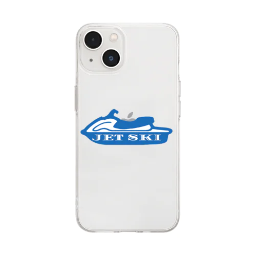 水上バイク Soft Clear Smartphone Case