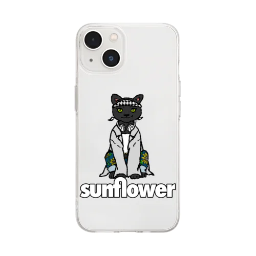 sunflower Breadちゃん Soft Clear Smartphone Case