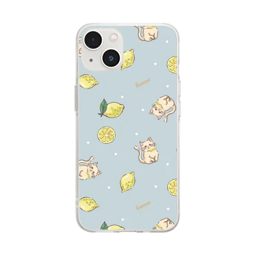 lemon  Soft Clear Smartphone Case