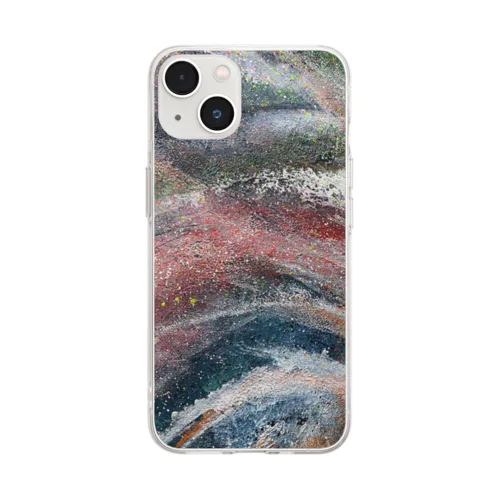 激動 Soft Clear Smartphone Case