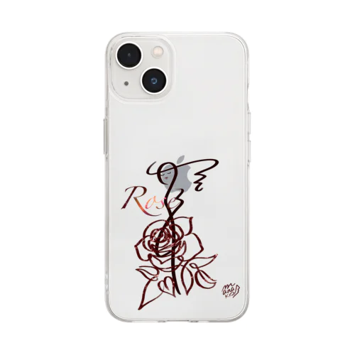 Rose Soft Clear Smartphone Case