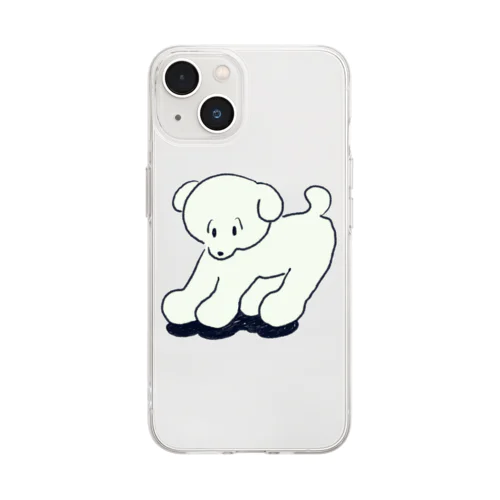 わんちゃん Soft Clear Smartphone Case