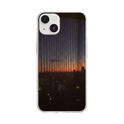 夕暮れ Soft Clear Smartphone Case