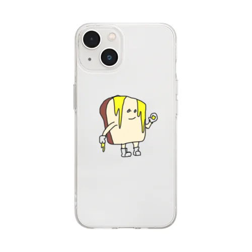 バタさんど君 Soft Clear Smartphone Case