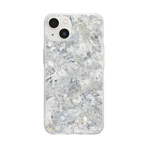 Grayishblue Soft Clear Smartphone Case