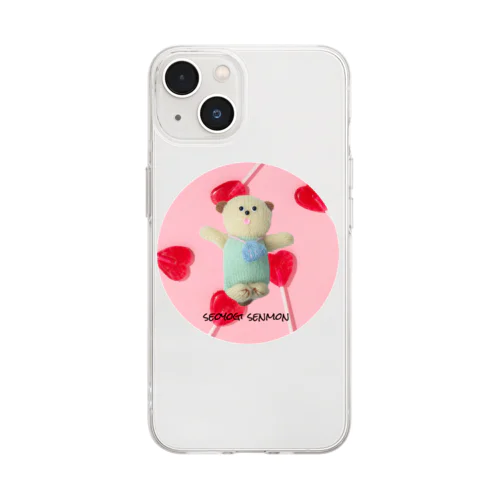 ラブリー背泳ぎくん♥ Soft Clear Smartphone Case