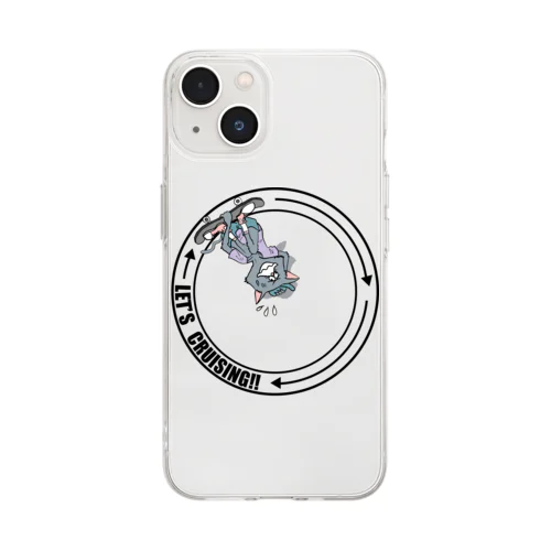 猫iPhoneケース Soft Clear Smartphone Case