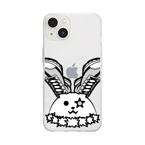 うさみみウォーク/ロック Soft Clear Smartphone Case