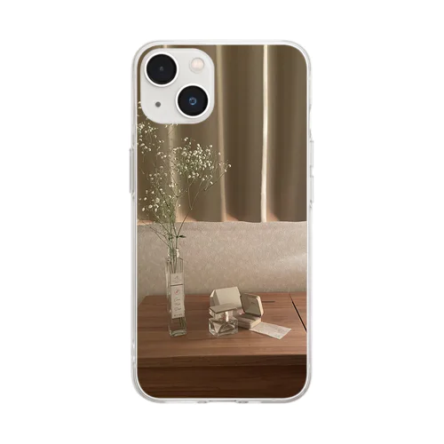 gypsophila Soft Clear Smartphone Case