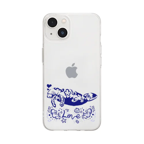 マナティー Soft Clear Smartphone Case