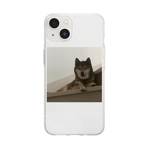 犬 Soft Clear Smartphone Case