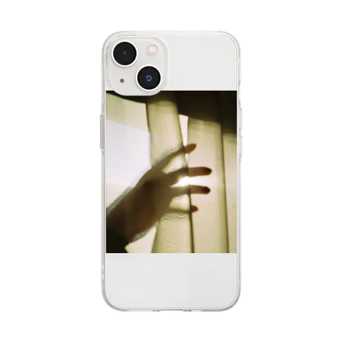 ゆび Soft Clear Smartphone Case