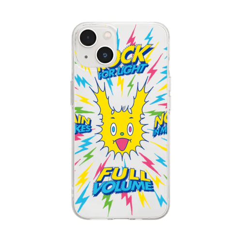 ⚡️ビリビリ（トリップ）⚡️ Soft Clear Smartphone Case