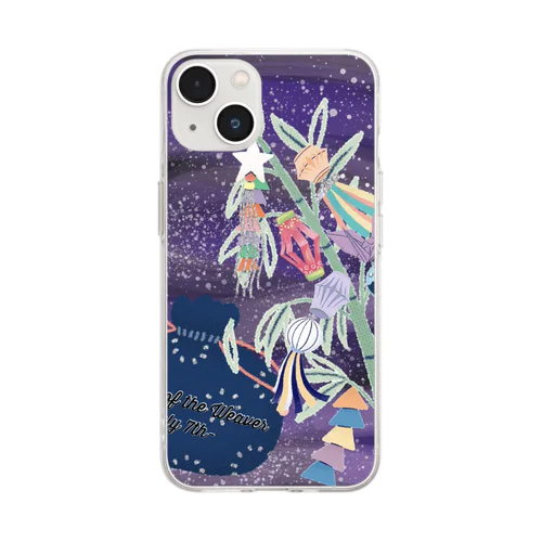 Tanabata -bamboo*leaf- Soft Clear Smartphone Case