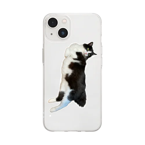 オリバーな猫 Soft Clear Smartphone Case