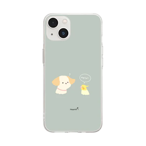 未知との遭遇 Soft Clear Smartphone Case