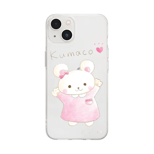 くまこちゃん♡ Soft Clear Smartphone Case