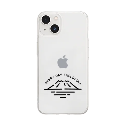 Every day exploding Soft Clear Smartphone Case