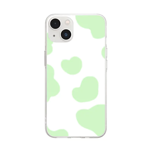 可愛い牛柄 Soft Clear Smartphone Case