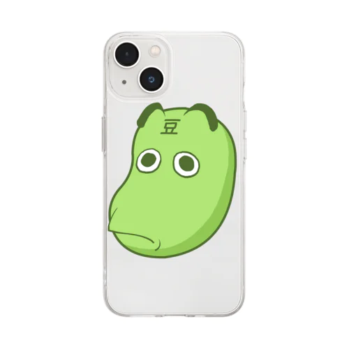 マメオ Soft Clear Smartphone Case