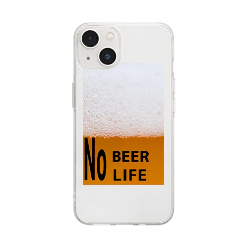 No BEER No LIFE Soft Clear Smartphone Case