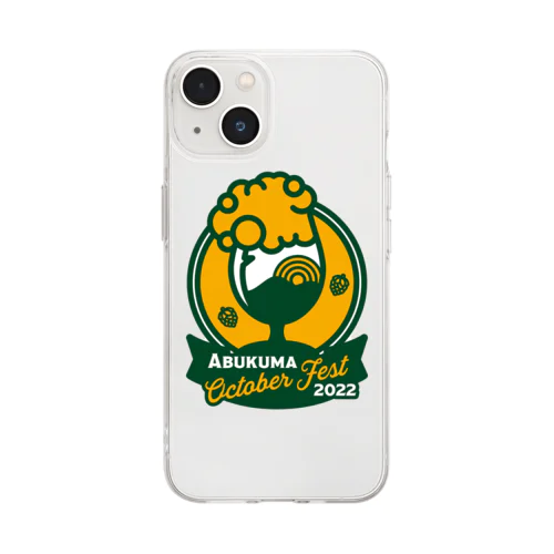 あぶくまオクトーバーフェストOfficial Goods Soft Clear Smartphone Case