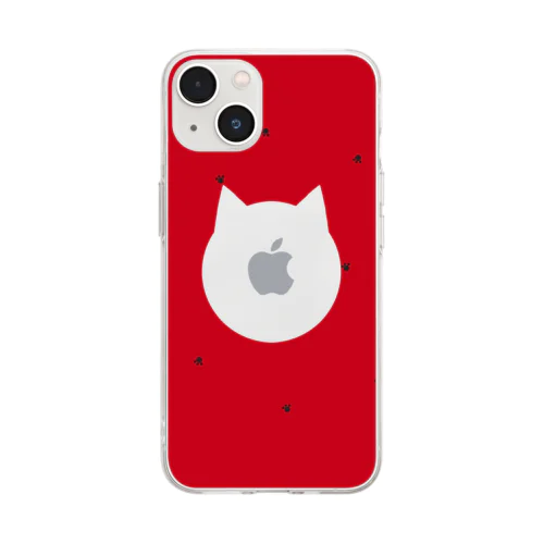 ねこちゃん② Soft Clear Smartphone Case