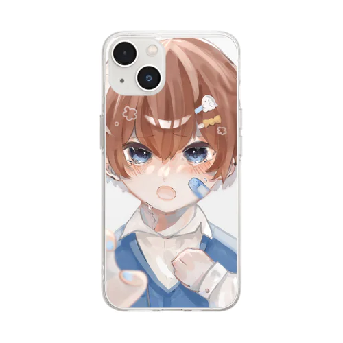 待って( ꜆ᵒ̴̶̷̥́ㅿᵒ̴̶̷̣̥̀ )꜆ Soft Clear Smartphone Case