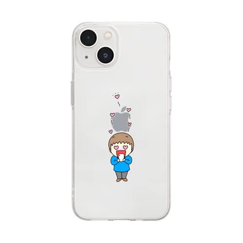 萌えるマコトくん Soft Clear Smartphone Case