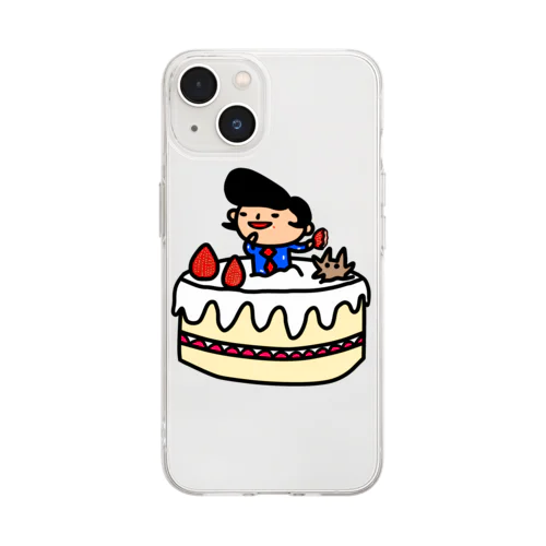 ケーキタイム! Soft Clear Smartphone Case