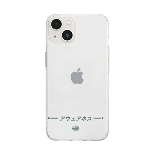 アウェアネスオリジナルグッズ Soft Clear Smartphone Case