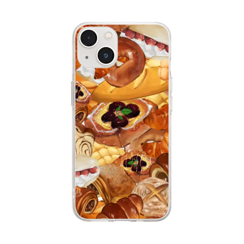 パン Soft Clear Smartphone Case