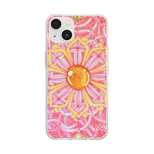 mandala-はんなり Soft Clear Smartphone Case